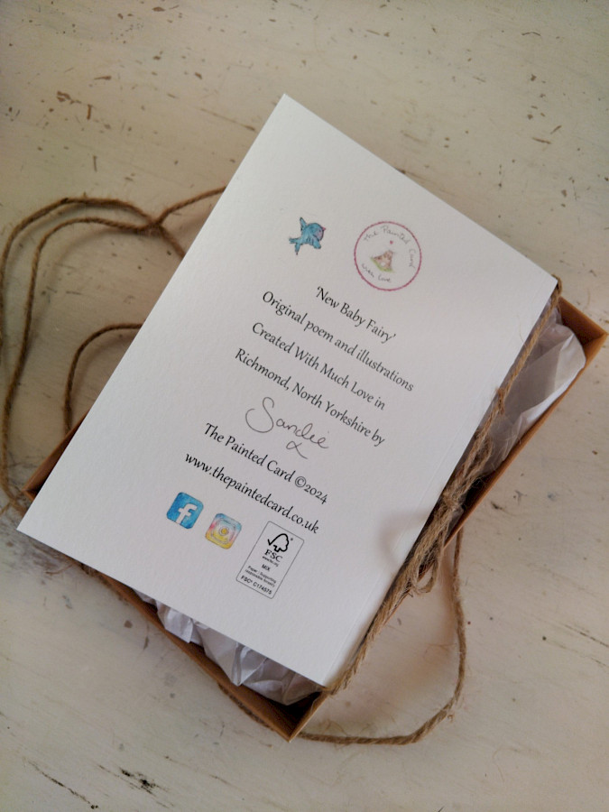 'New Baby Fairy' Gift Packaged Keepsake Booklet Photo 29